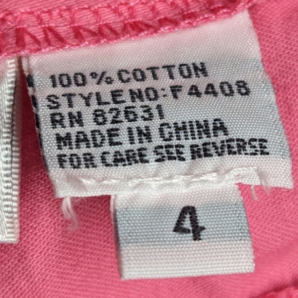 Newport News Jeanology Collection Bright Pink Ladies Size 4 Lightweight Shorts - Picture 10 of 12